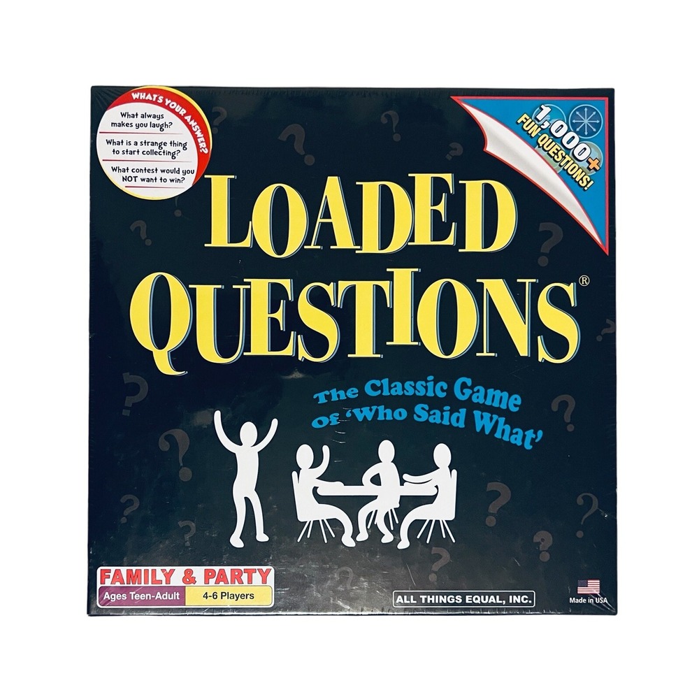Loaded Questions Family & Party Game Gift New Sealed USA board game